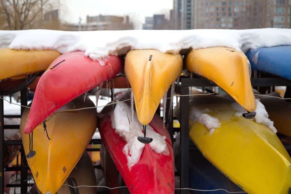 How to Store Kayak outside In Winter